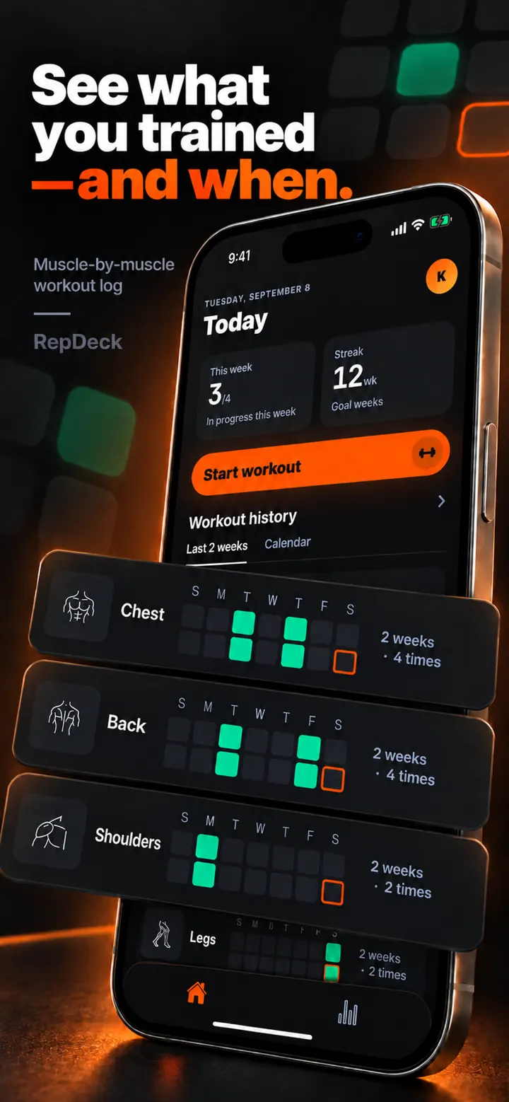 App Store screenshot — home screen