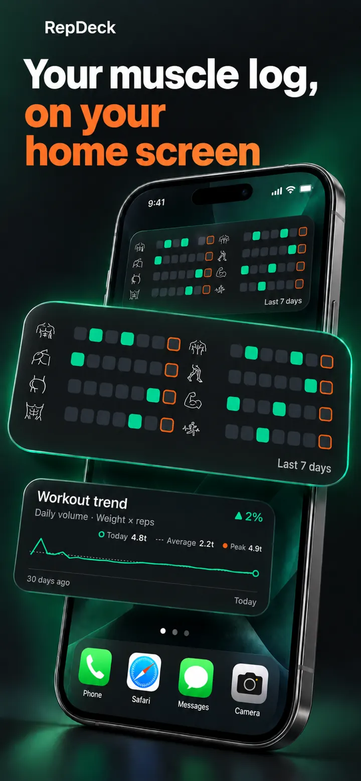App Store screenshot — Home Screen widget